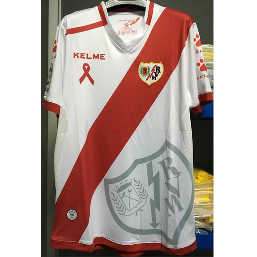 Rayo Vallecano Home 201617 Soccer Jersey Shirt - Official Replica