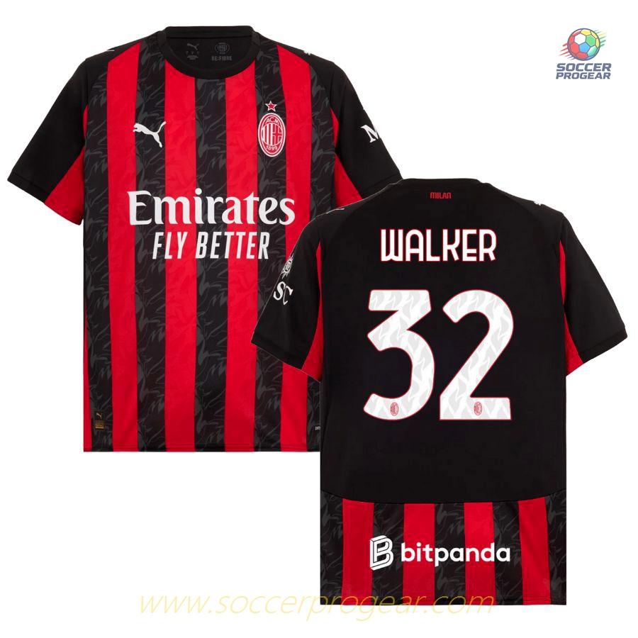 AC Milan Home Soccer Shirt 2025/26 Collection Walker