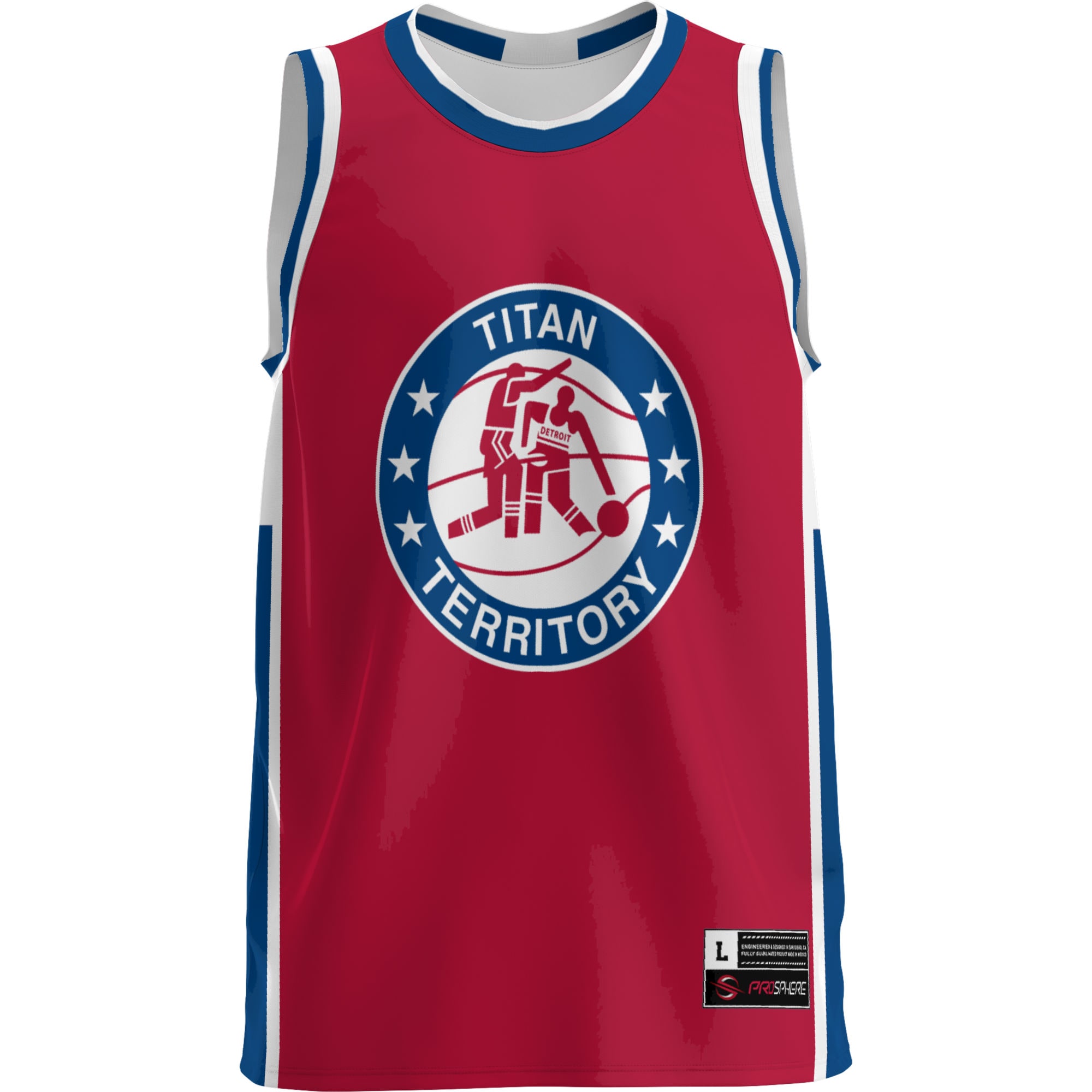 [DDG] Detroit Mercy Titans GameDay Greats Lightweight Basketball Jersey - Blue