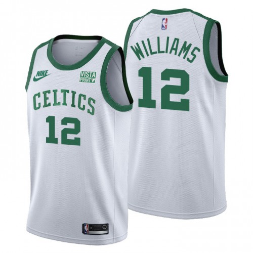 Boston Boston Celtics #12 Grant Williams Youth Nike Releases Classic Edition NBA 75th Anniversary Jersey White Youth