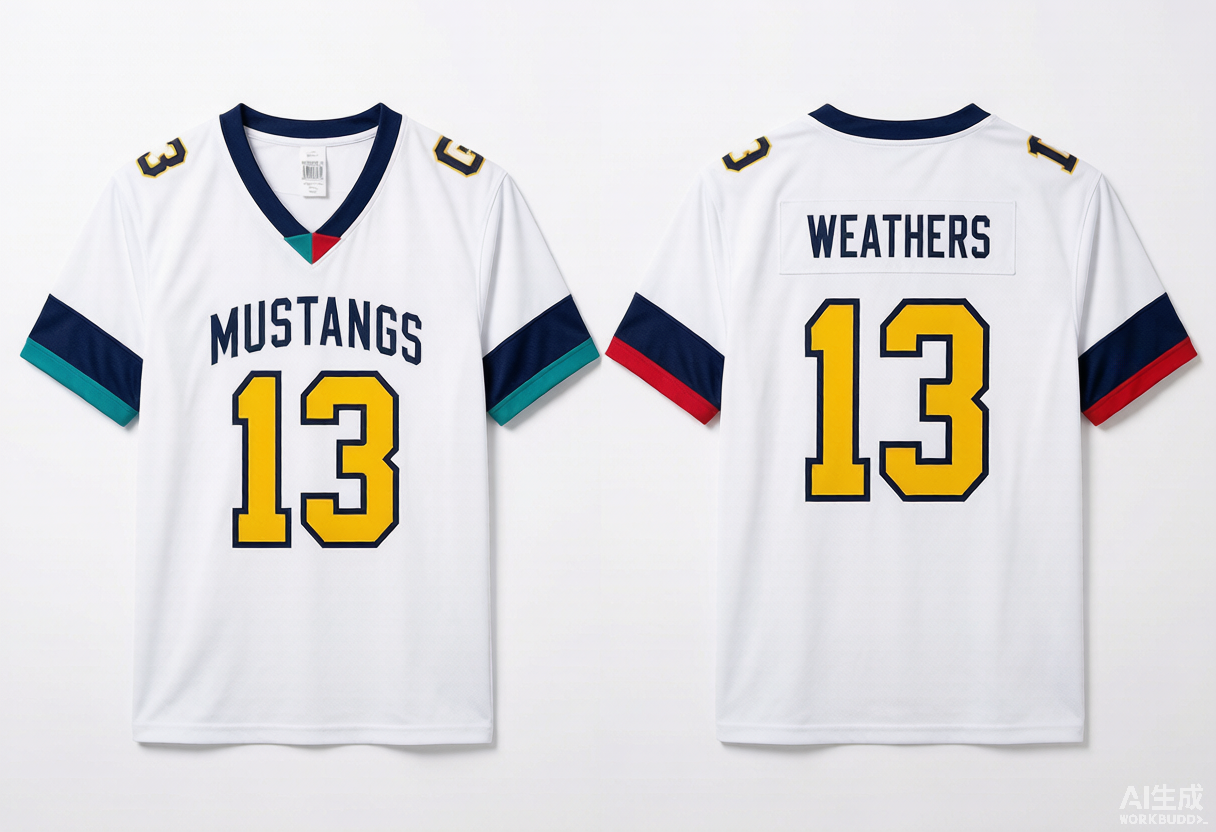 Special Custom Football Jersey White QE7998