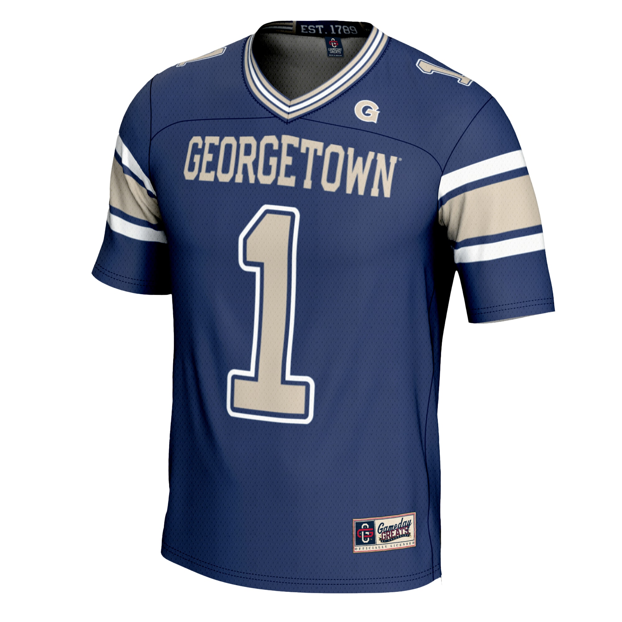 [DDG] Georgetown Hoyas GameDay Greats Football Jersey - Navy