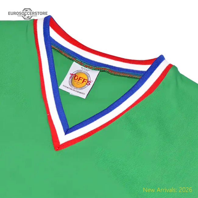 St Etienne Short Sleeve Retro Football Shirt In Multiple Sizes