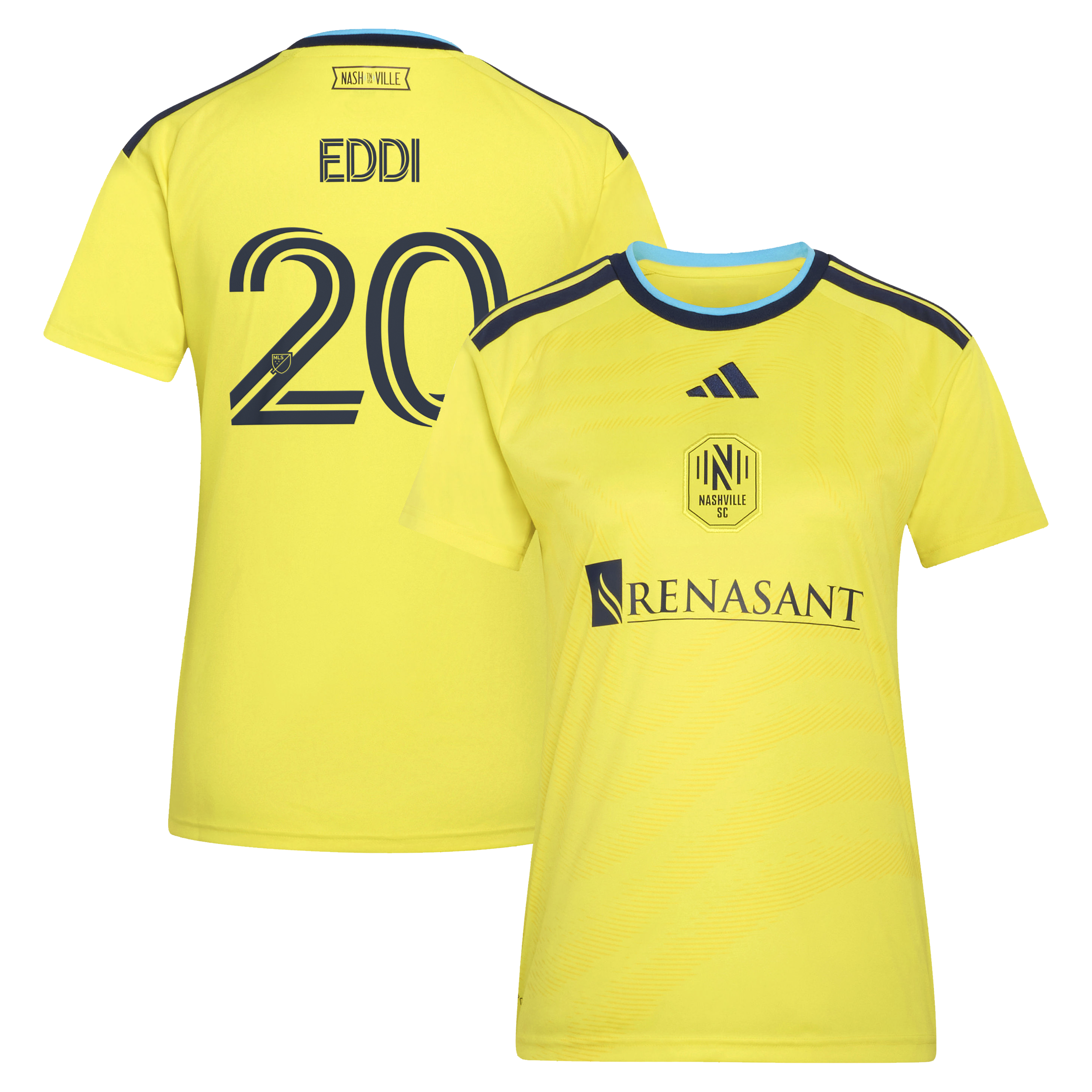 [SJH] Edvard Tagseth Nashville SC Women's 2026 The Reverb Kit Replica Jersey - Yellow