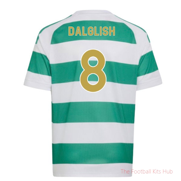2026-2027 Celtic Home Shirt Youth Football Kit Dalglish #8 Kids'
