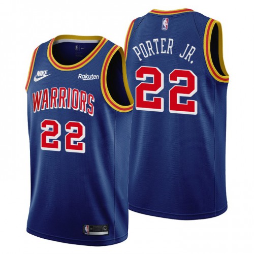 POR Blue Nike S. Warriors #22 NBA Jersey Basketball Jersey Basketball Jersey