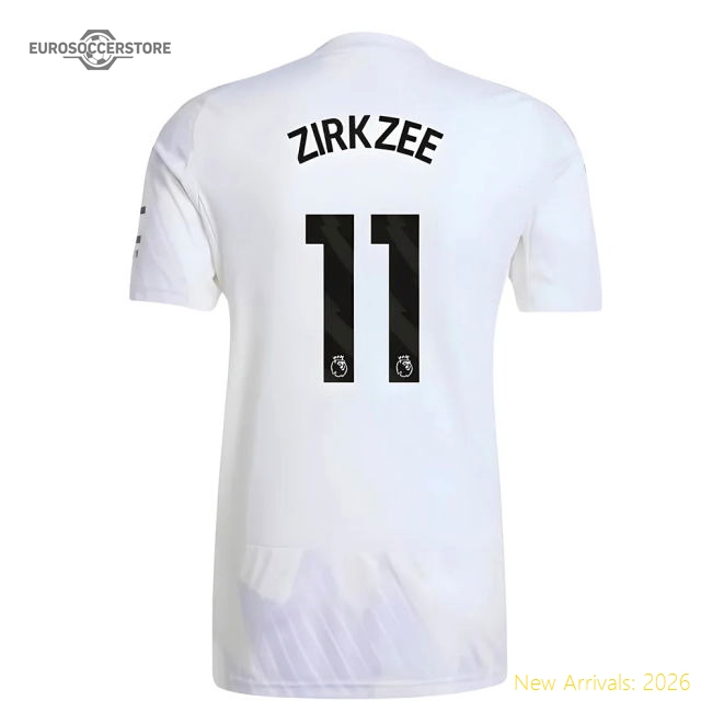 High-quality 2025-2026 Man Utd Away Shirt (zirkzee 11) - Authentic Design