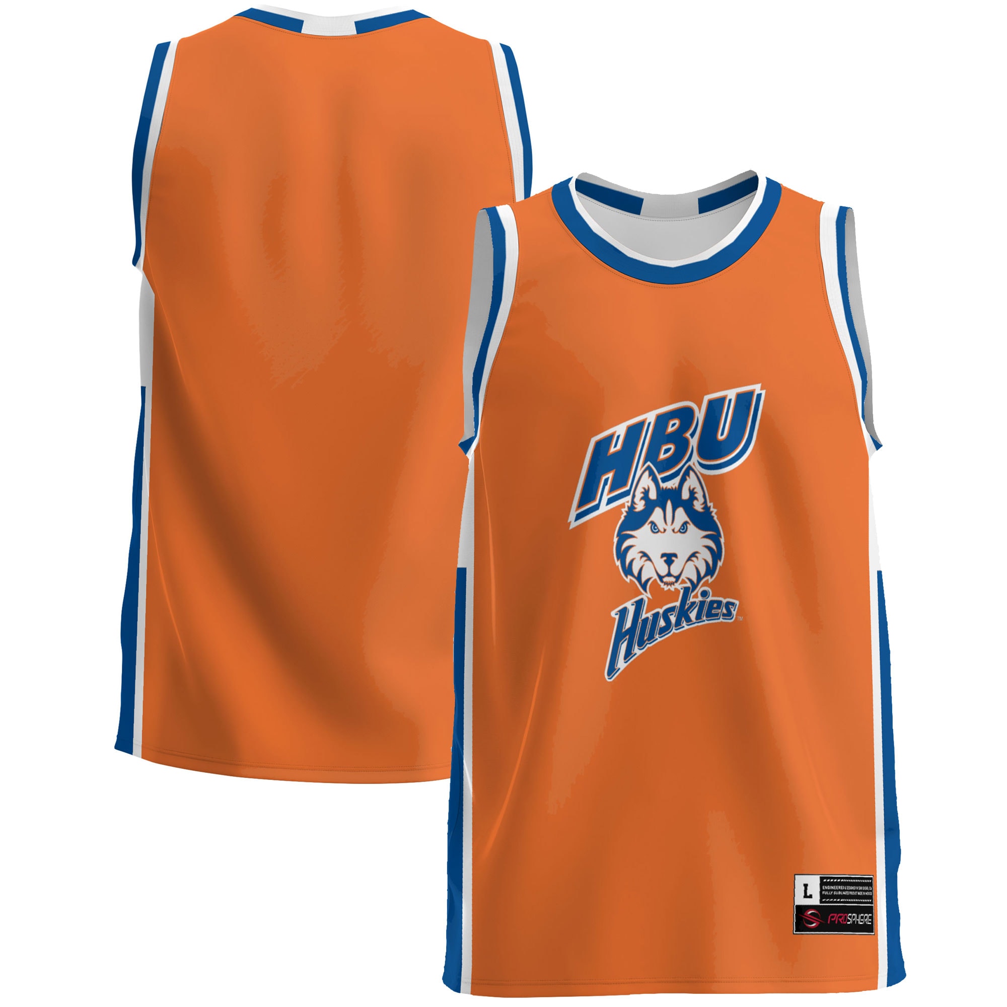 [NJP] Women's Houston Christian Huskies GameDay Greats Lightweight Basketball Jersey - Blue