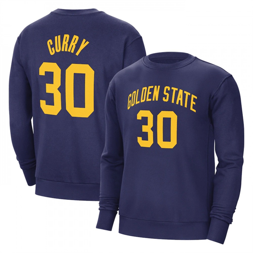 Jersey Golden State Warriors Stephen Curry30 Navy - - NBA Collection