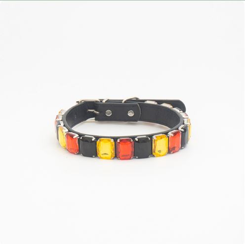 Breed-Designed Diamondpaws Luxury Frenchie Collar Rhinestone Necklace...