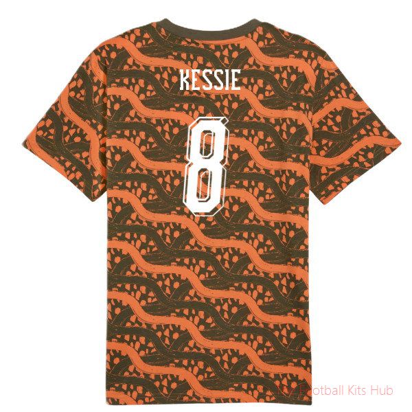 2026-2027 Ivory Coast FtblCulture Tee AOP (Black) (Kessie 8)