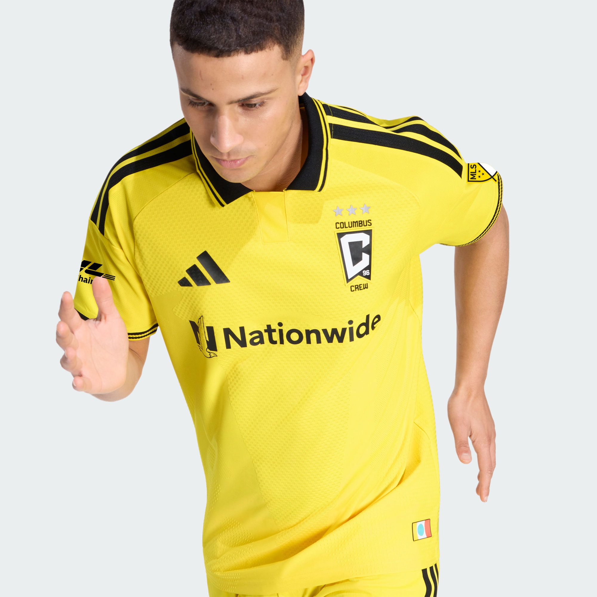 [SJH] Columbus Crew 2026 The Crafted for Excellence Kit On-Field Authentic Patch Jersey - Yellow