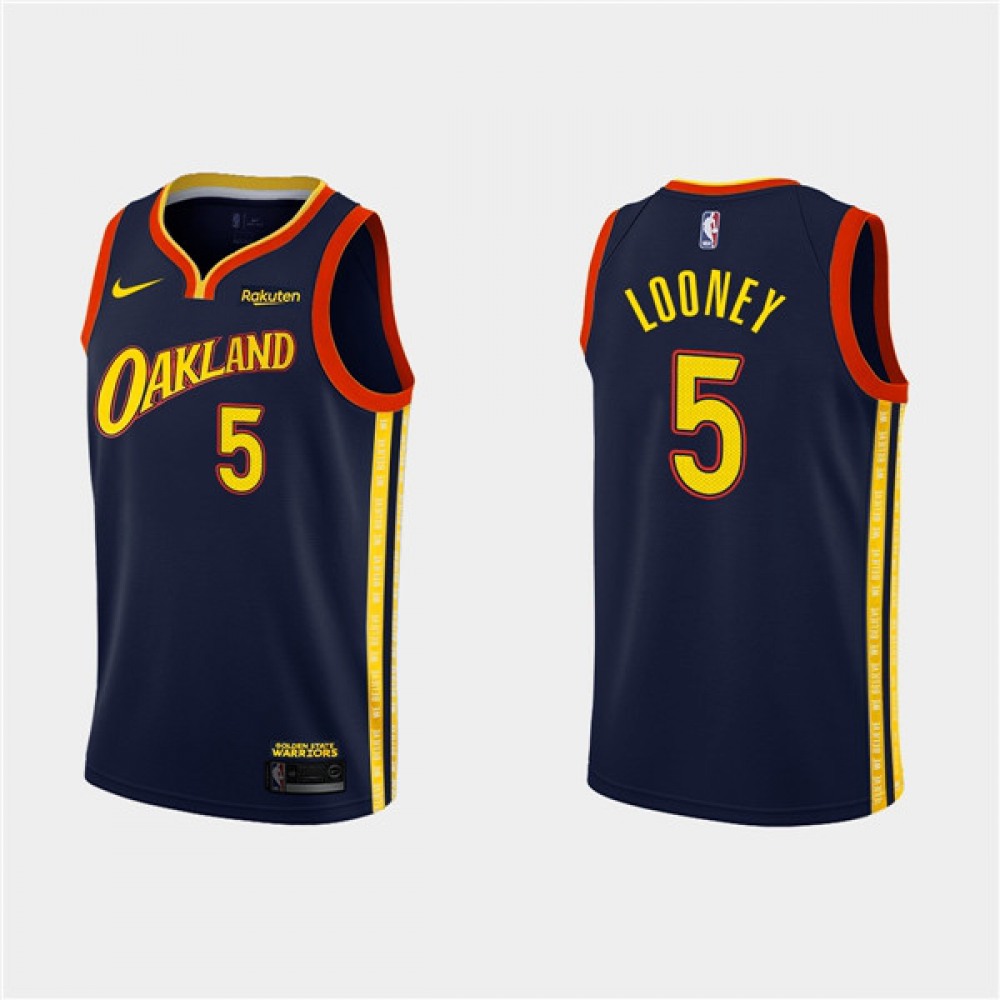 High-Quality 5 Golden State Warriors Navy Jersey - City Edition