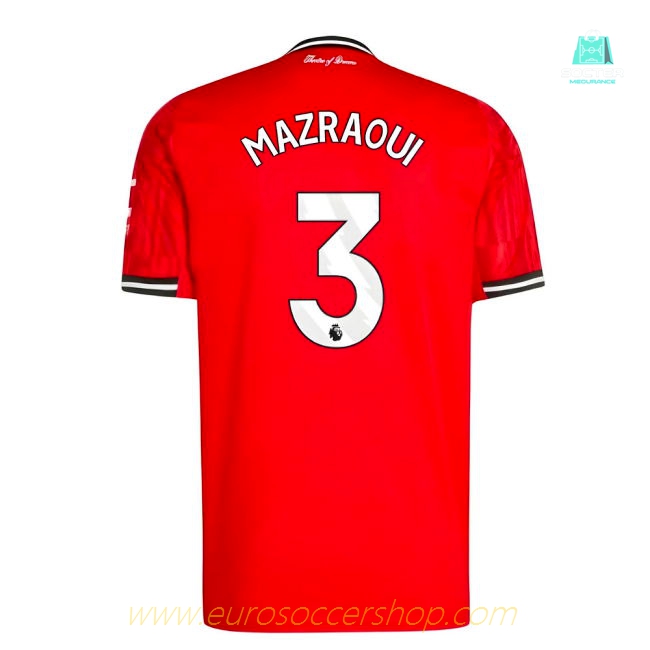 2025-2026 Man Utd Home Shirt (Mazraoui 3)