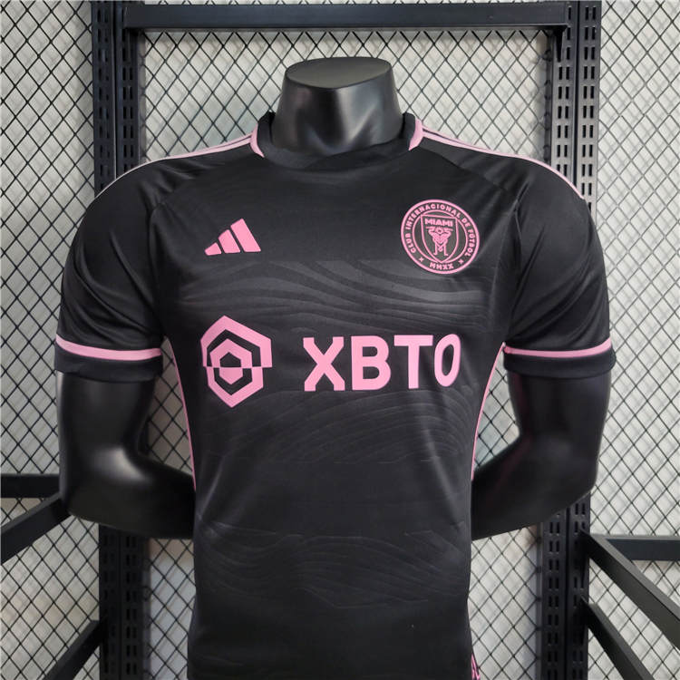 AUTHENTIC INTER MIAMI 2023 AWAY BLACK MATCH SHIRT - Official Replica