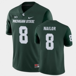 Men's None Green 2024 authentic Jalen Nailor #8 college football