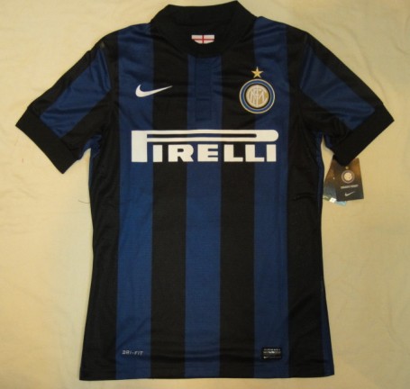 13-14 Inter Milan Home Soccer Jersey KitShirtShort - Official Replica