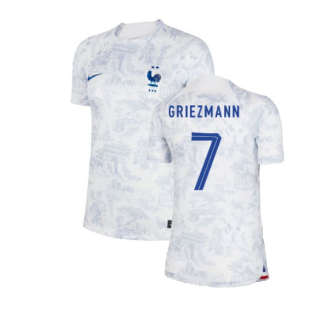 Premium 2022-2023 France Away Match Official Jersey Team High