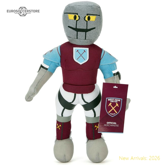 West Ham United Fc Plush Mascot - Match Day Jersey - Match Day Jersey
