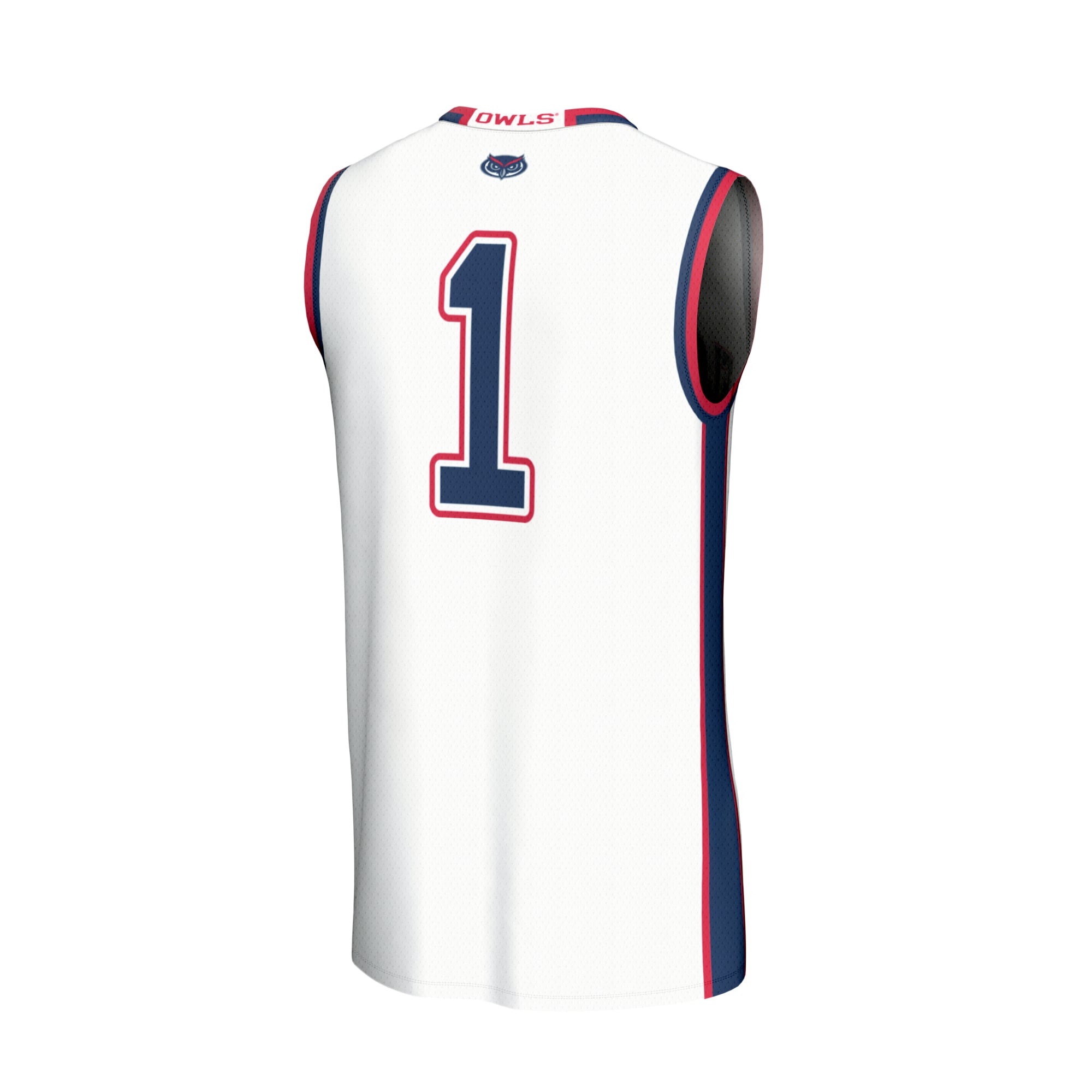 #1 Florida Atlantic Owls GameDay Greats Youth Lightweight Basketball Jersey - White