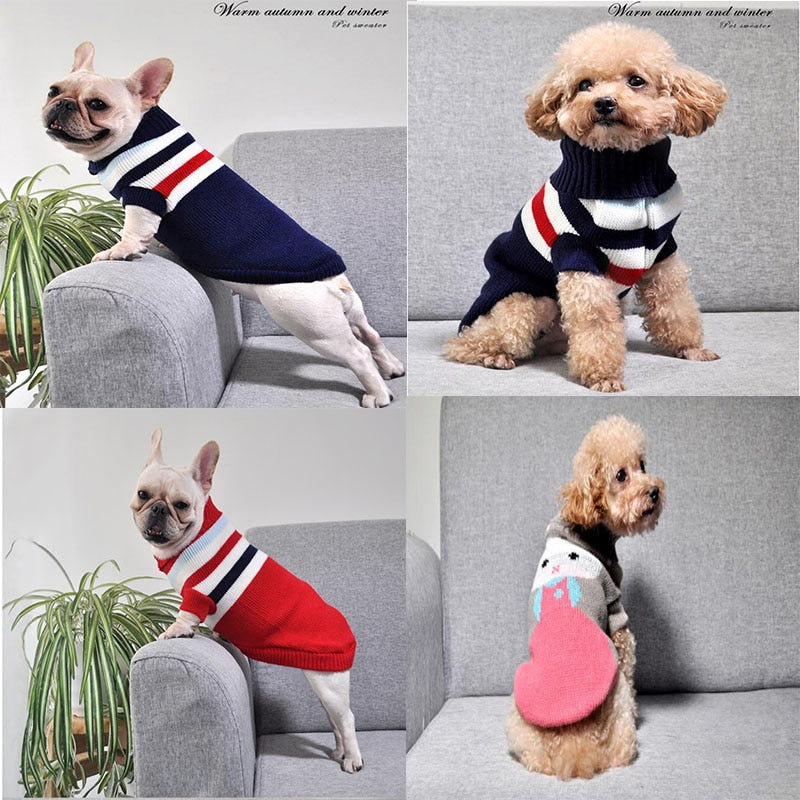 French Bulldog Max Sweater Warm Cold Weather Gear