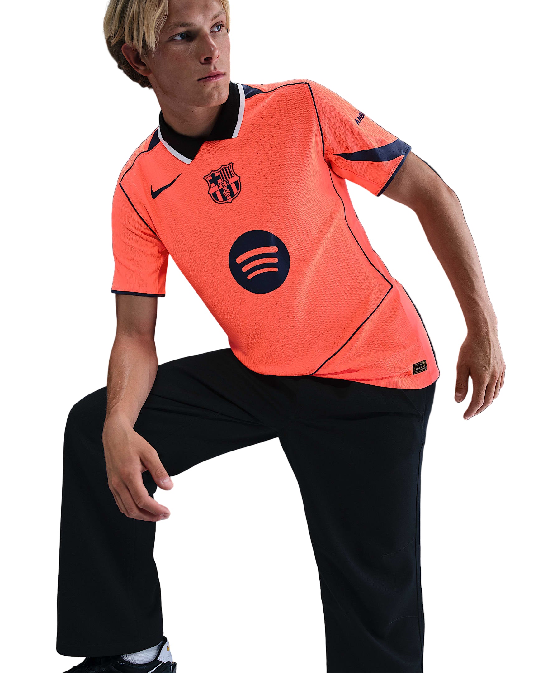 Barcelona Navy) 2025-2026 UCL Third Jersey – Authentic Shirt