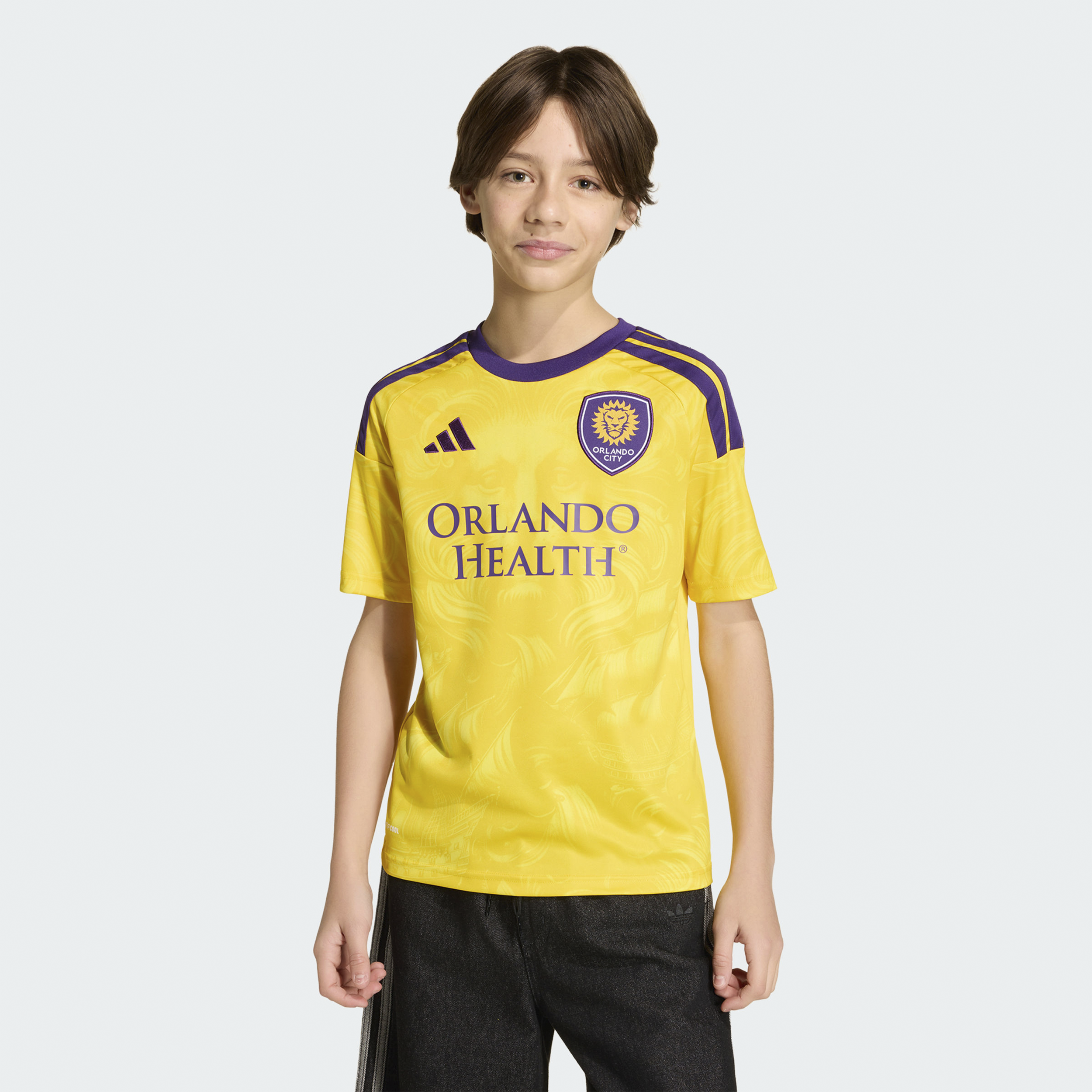 [JED] Orlando City SC Youth 2026 Sunken Treasure Kit Replica Jersey - Gold