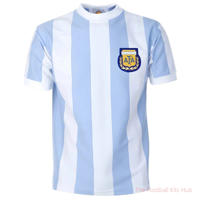 Argentina 1986 World Cup Retro Football Shirt