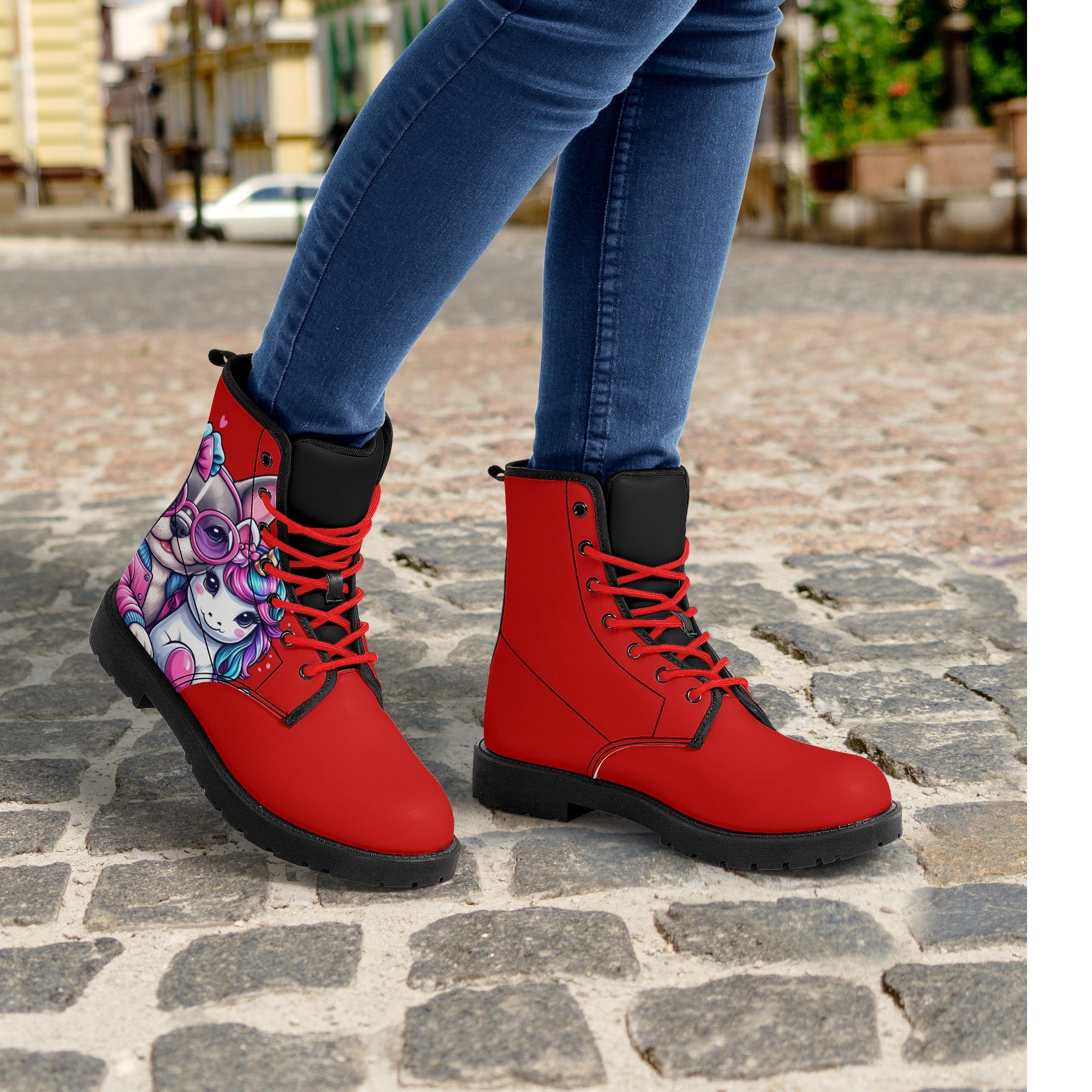 Comfortable Princess - Leather Boots for Pet Enthusiasts Premium