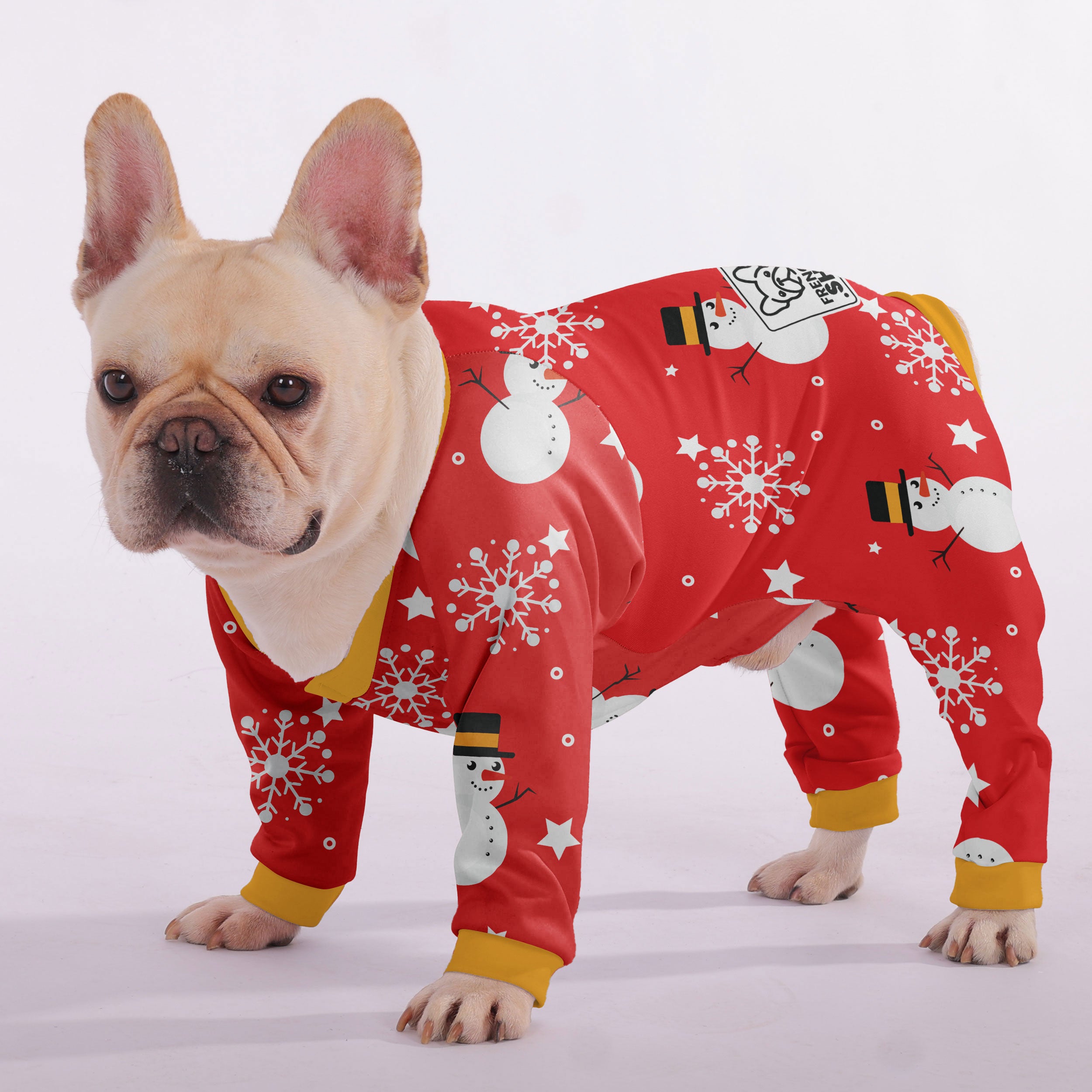 Minimal-Aesthetic Cozy Noodle - Frenchie Pajamas for Daily Life Durable