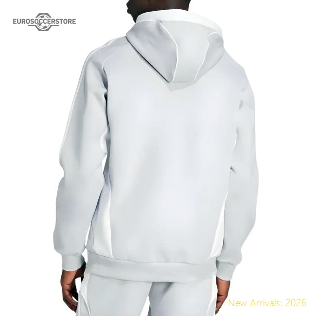 2025-2026 Real Madrid Ubp Doubleknit Hoody (white) - Fan Design