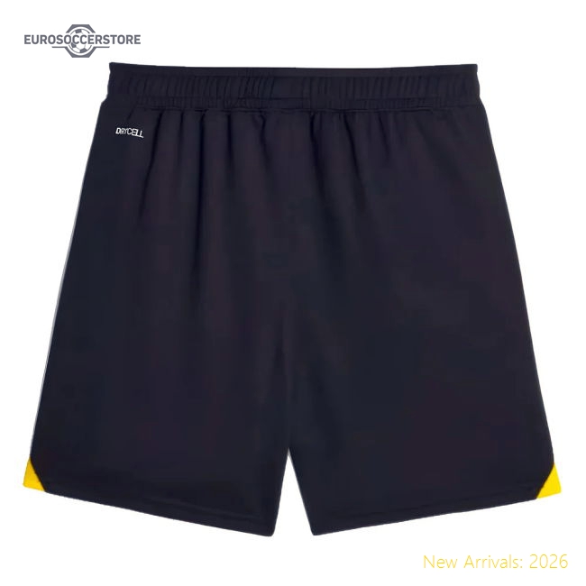 2023-2024 Borussia Dortmund Home Shorts (Black) - Kids