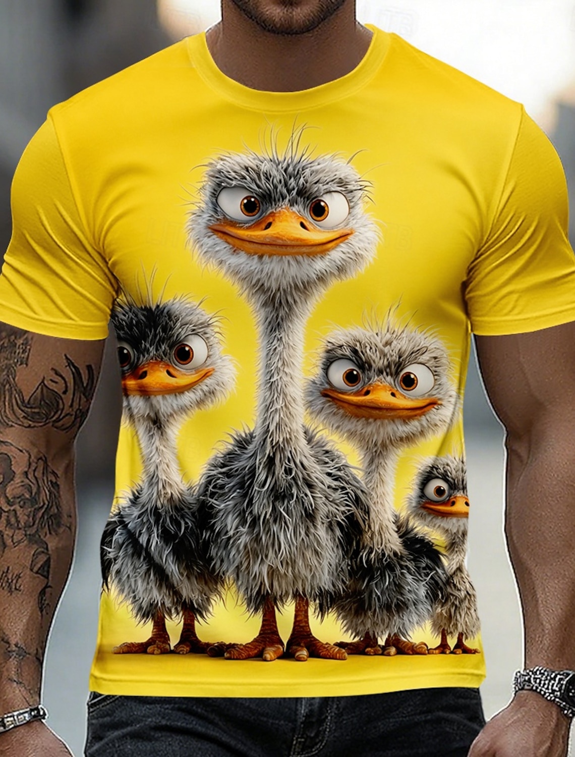 Men's Animal Dog T Shirt Short Sleeve T shirt 3D Print Crew Neck Shirt Funny Casual Daily Street Green Summer Spring Clothing Apparel S M L XL 2XL 3XL