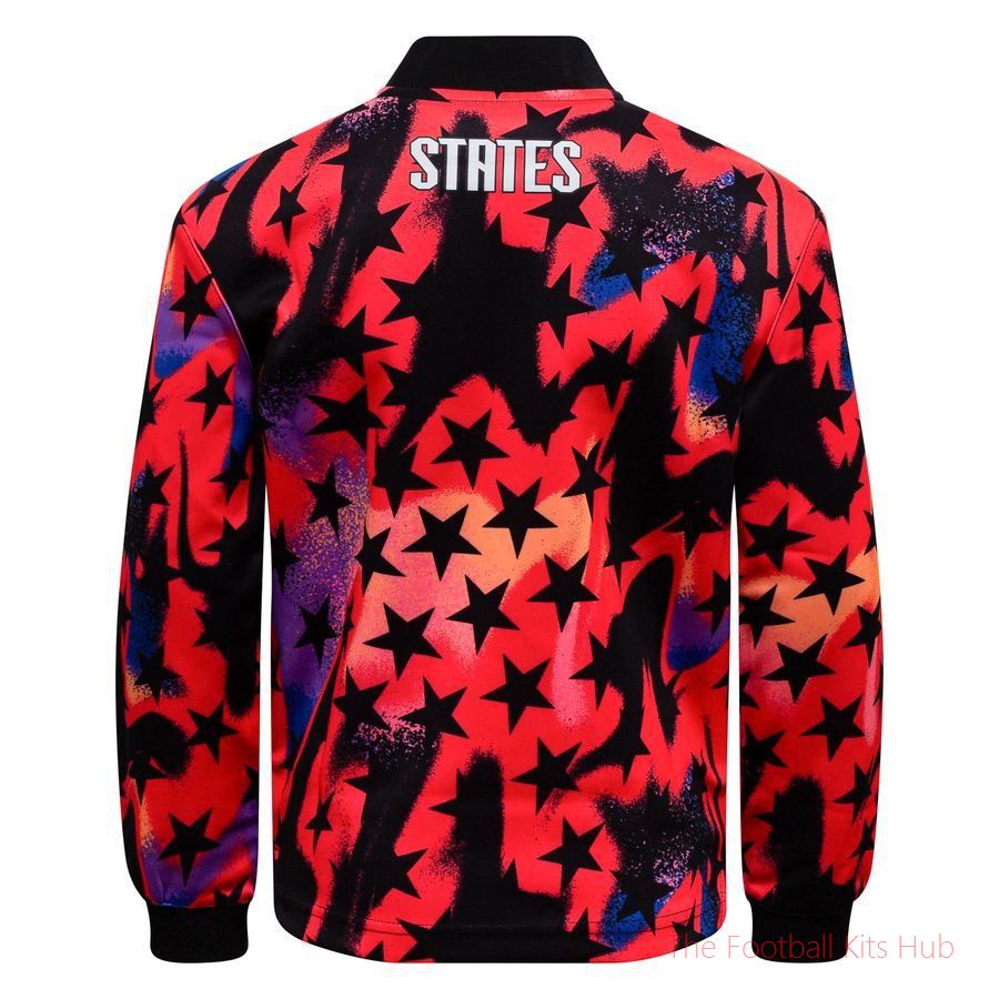USA Goalkeeper Shirt Hollywood Goalkeepers - Bright Crimson/Black Kids