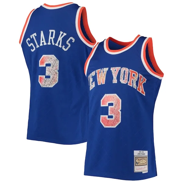 John Starks NYK Swingman Jersey - retro high-quality - Blue sports