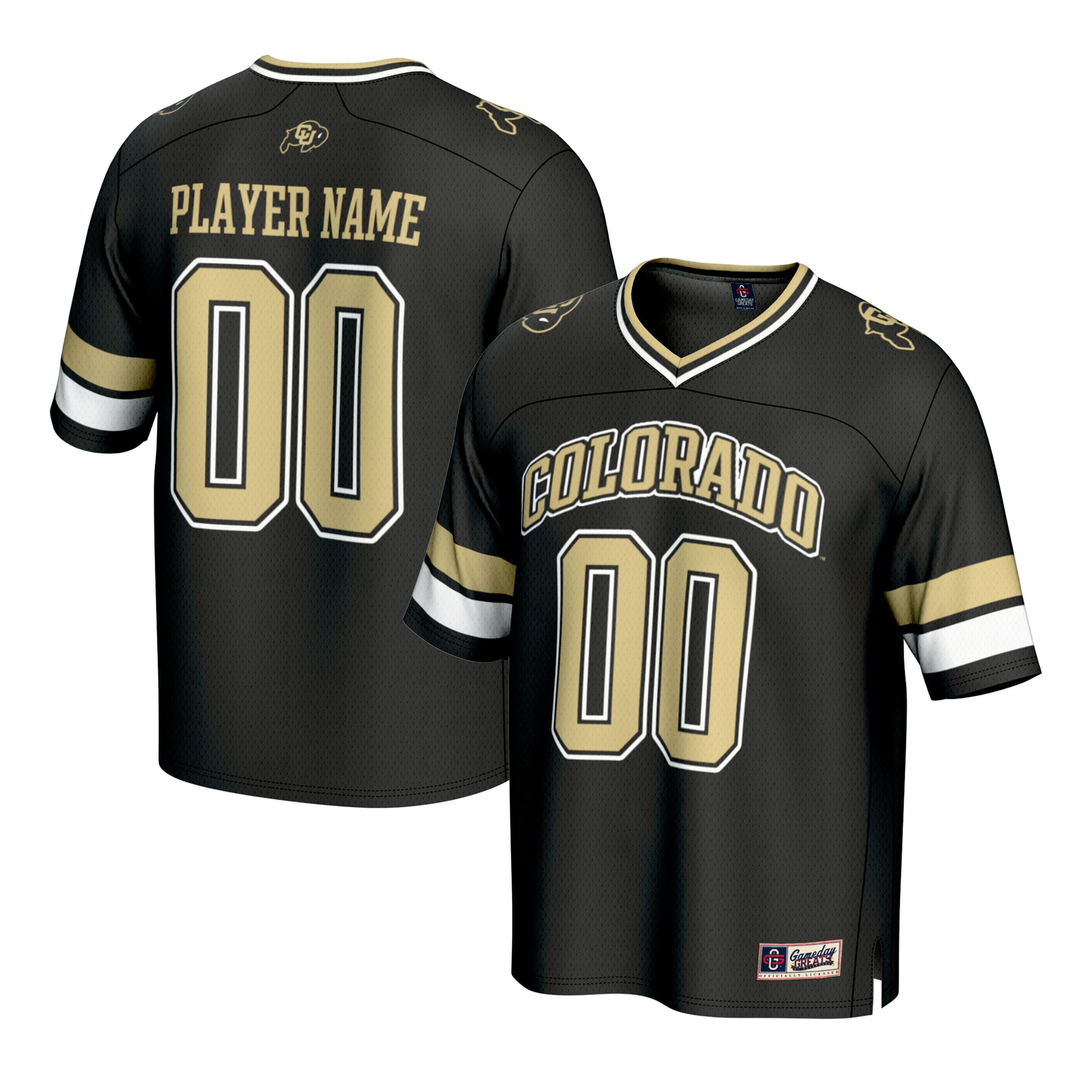 Colorado Buffaloes GameDay Greats Unisex NIL Pick-A-Player 2026/2027 Football Jersey - Black