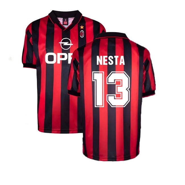 AC Milan Official 2025-2026 Home Shirt (NESTA 13) | Discounted