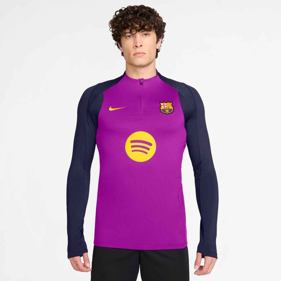 Barcelona Training Shirt Dri-FIT Strike Drill - Vivid Purple/Midwest Gold
