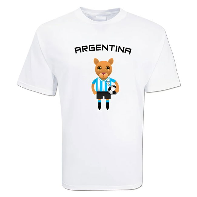 Fan-Favorite Argentina Mascot Soccer T-Shirt Premium-Quality