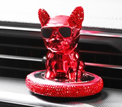 Innovative French Bulldog Metal Shake Head Purifier – Infuse Fragrance Seamlessly