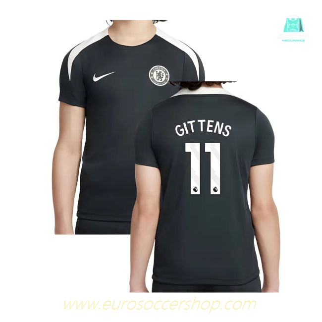 2025-2026 Chelsea Strike Training Shirt (Green) - Kids (Gittens 11)