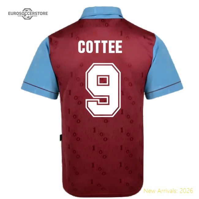 West Ham 1995-1996 Home Retro Shirt (cottee 9) - Collectors Item