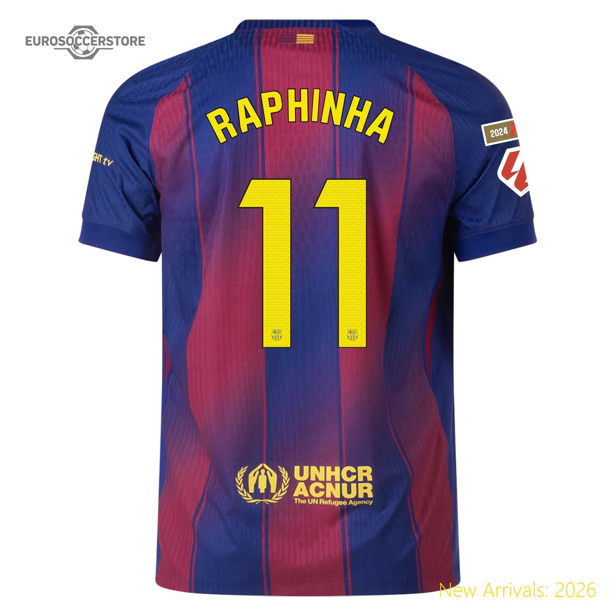 Men Bar Raphinha Barcelona Home Professional Home Jersey 2023