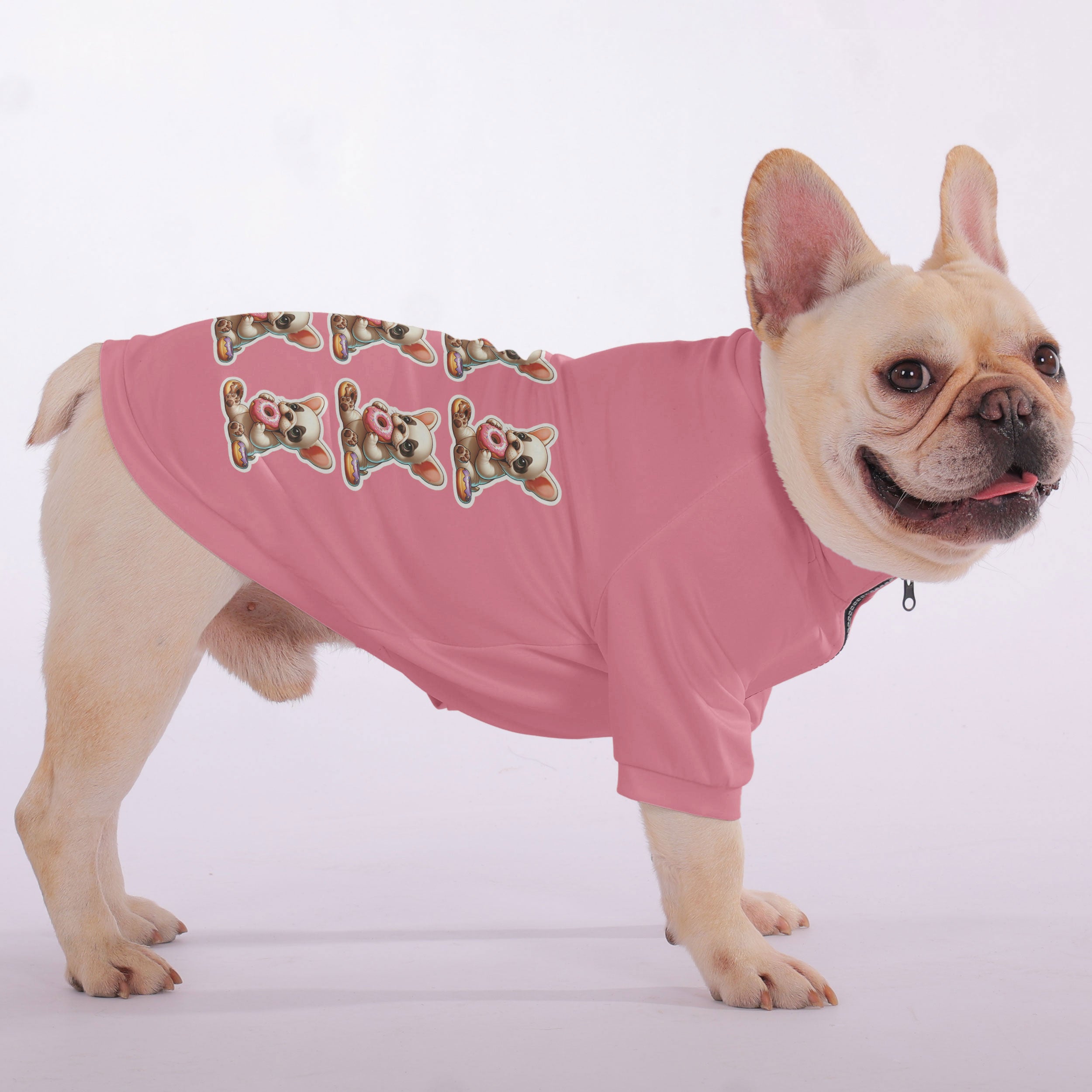 Curcio - Snuggly Zip-Up Sweatshirt for French Bulldogs