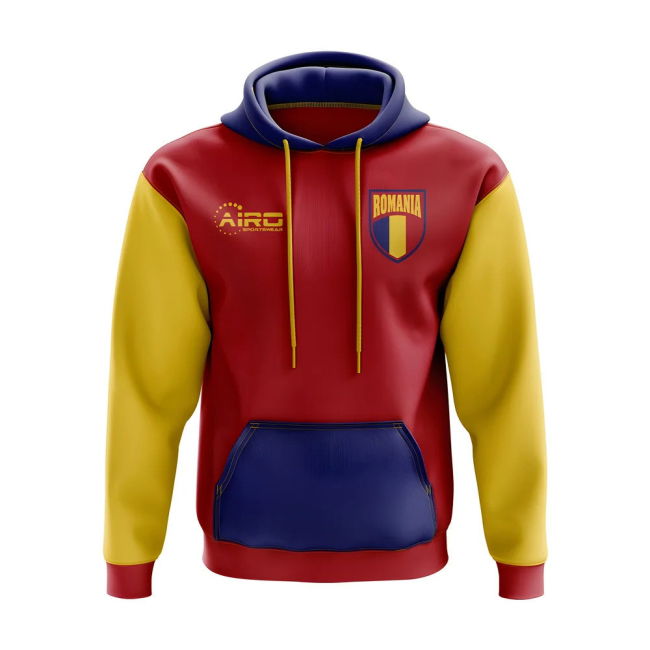 World Romania Concept Country Football Hoody (Red) Replica