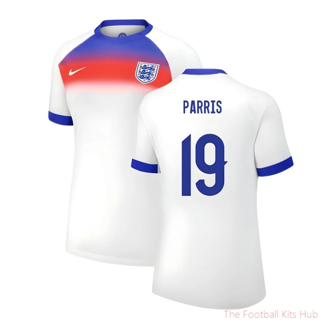 2025 England Womens Team Home Shirt (Ladies) (PARRIS 19)
