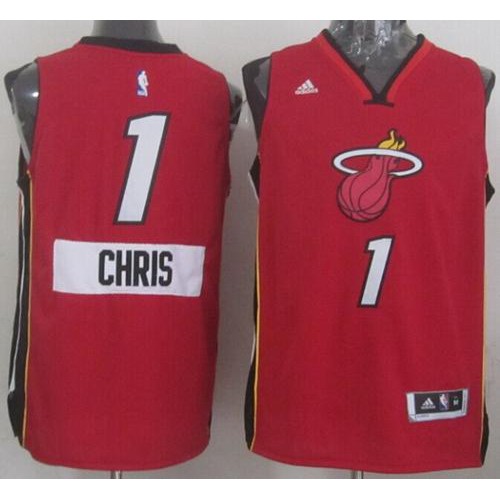 Miami Heat Chris #1 Pro Series Game Jersey Vintage Look Athletic