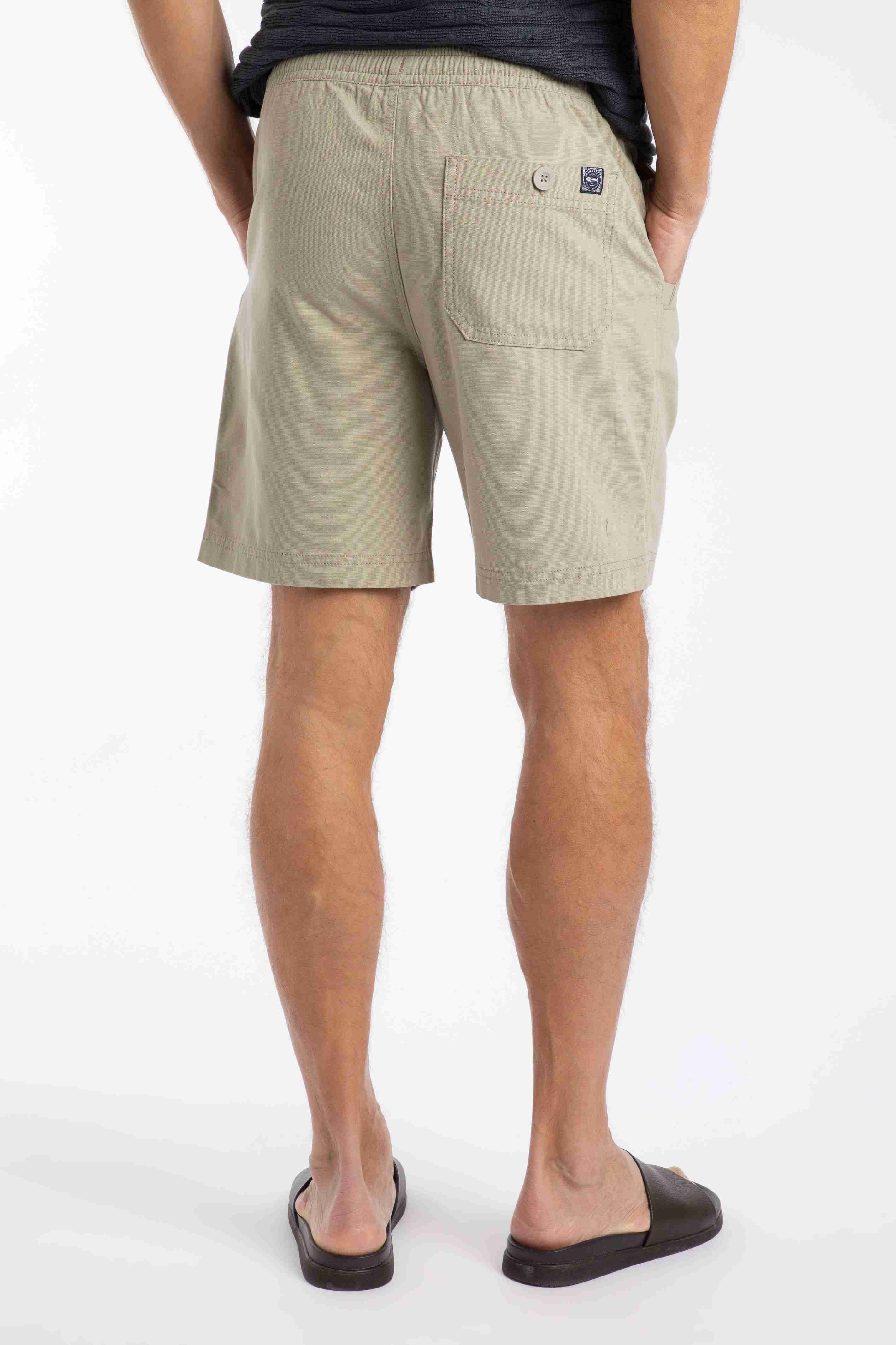 Weston Canvas Shorts Flint Stone