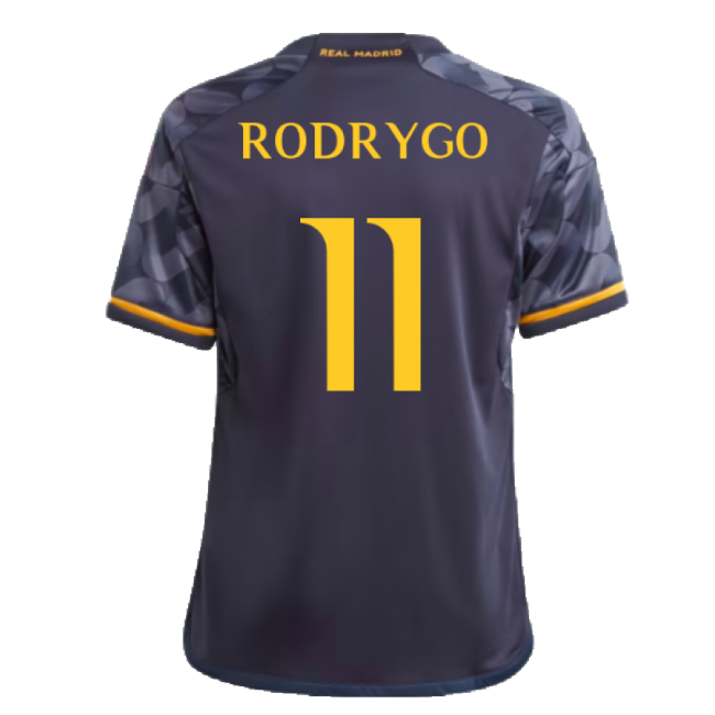 2023-2024 Real Madrid Alternate Jersey (kids) (rodrygo 11)