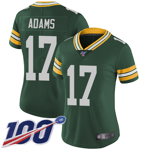 Official NFL GB Packers #17 Davante Adams Green Limited-v3